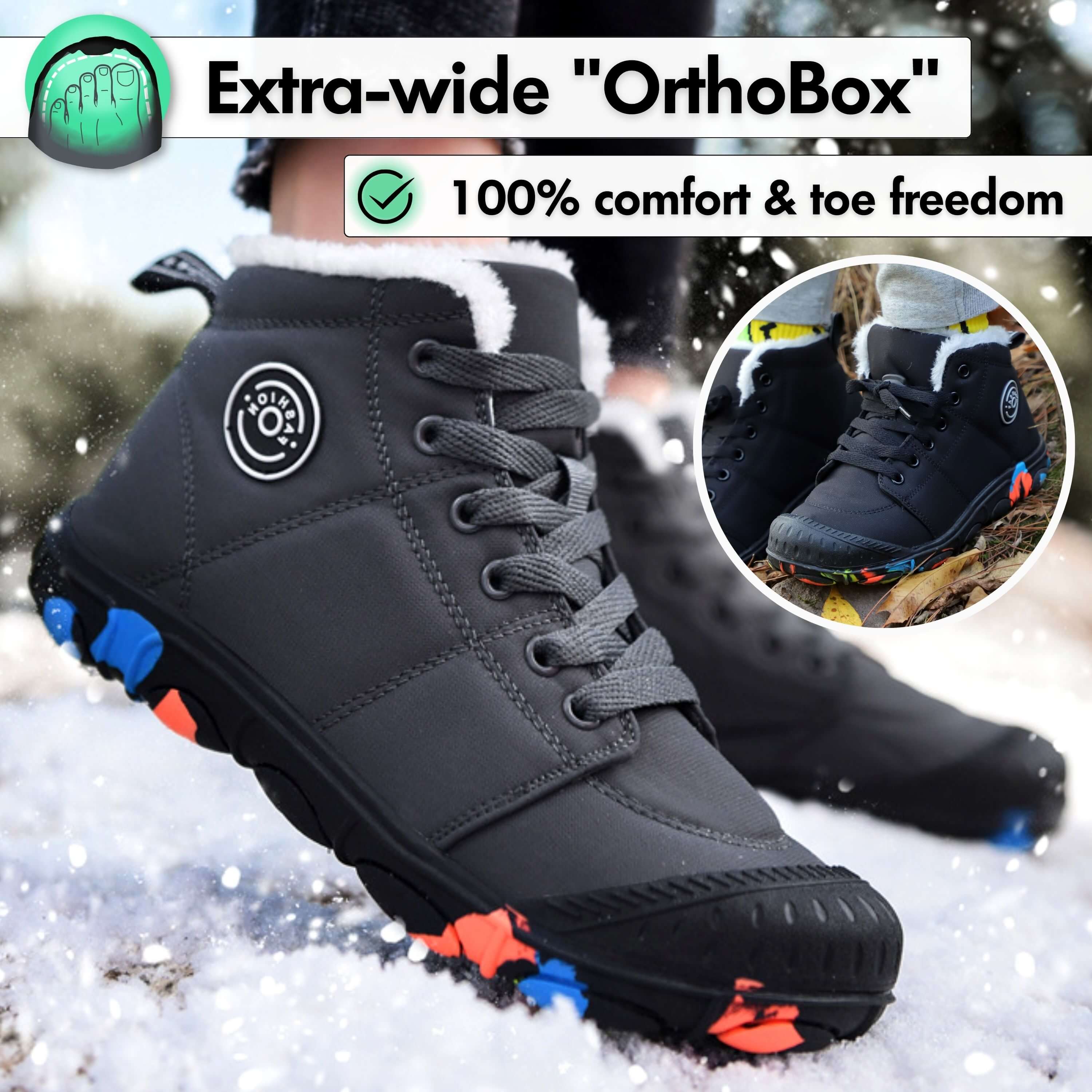 Winter Pro Kids - Water-Resistant Kids Barefoot Shoes